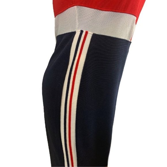 XERS Vintage 1980's Jumpsuit Tank Style Colorblock Americana Women's Size Large - Picture 5 of 14